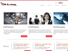 Tablet Screenshot of glmsystems.com